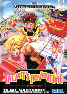 Talmit's Adventure (Europe) box cover front